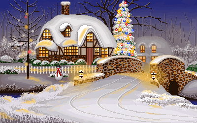 christmas card   animation