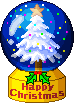 christmas snow globe   animation