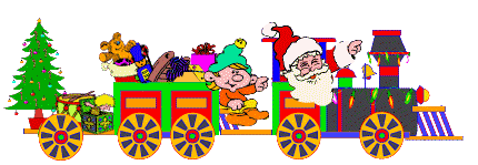  christmas train  animation