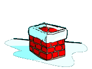 father christmas down the chimney  animation