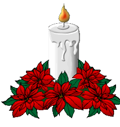  christmas candle  animation