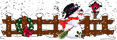  snowman and snow scene  animation