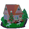  christmas house decorations  animation