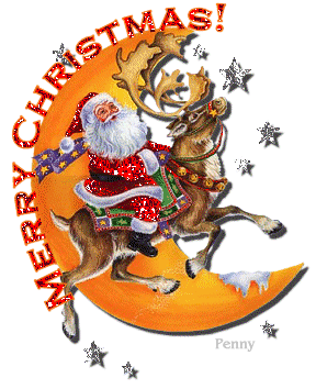 Merry christmas glitter  animation