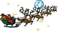  christmas sleign  animation