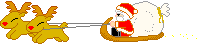  christmas sleigh  animation