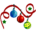  christmas baubles  animation