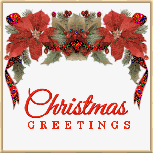 christmas greetings card  animation