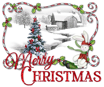 merry christmas card  animation