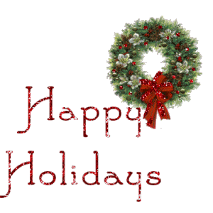  happy holidays animation