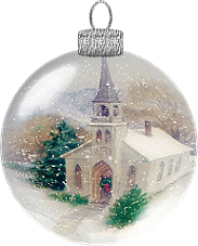  snowy christmas bauble  animation