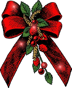   christmas  ribbon bow  animation