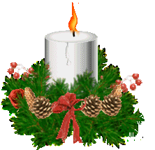   christmas candle  animation