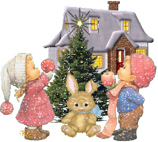   christmas scene  animation