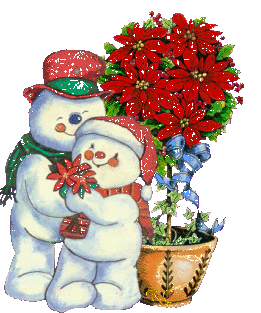  glitter snow men  animation