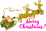  merry christmas sleigh  animation
