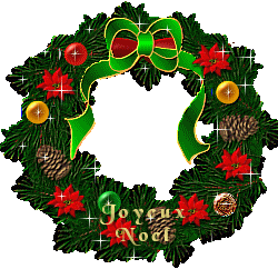  christmas wreath  animation