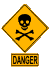 danger sign  animation
