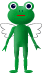 frog blinking  animation