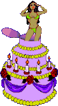 Chocolate Heart Cake  animation