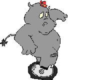 hippo on wheel animation