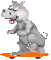hippo skating animations