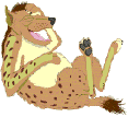 laughing hyena animation