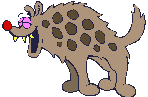 laughing hyena animation