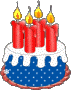 Strawberry Birthday Cake  animation