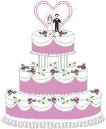 Pink Wedding  Cake  animation