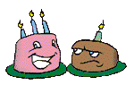 Blowing out Candles Cake  animation