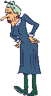 angry old lady  animation