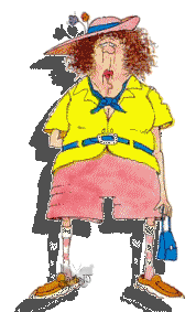 lady wiggling  animation