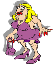 older lady dancing   animation