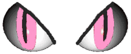 pink eyes   animation