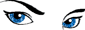 blue glitter eyes eye   animation