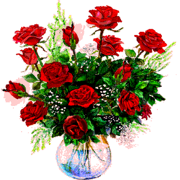 boquet of roses  animation