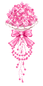pink wedding boquet  animation