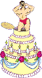 Chef popping out of Cake animation