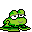  croaking frog animation