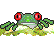 peeping frog  animation