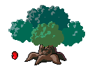  tree with falling apples animation