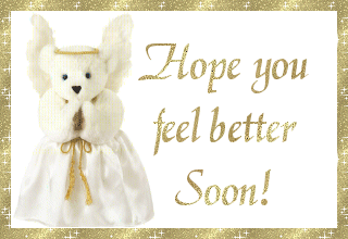 bear angel feel better animation
