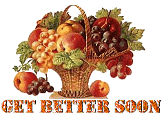 basket of fruit get better soon  animation